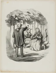 "Is this your dog here?," plate 20 from Tout Ce Qu