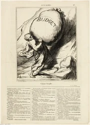 Just like Sisyphus, plate 27 from Actualités