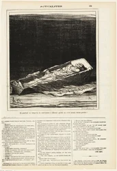 Meanwhile They Keep on Insisting that She Has Never Been Better, plate 183 from Actualités