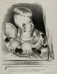 Miss Etienne-Mona-Lisa-Cunégonde-Silly Goose of the Constitutionnel, indignant, choking and over-ornate at the performance of Anthony in which the mischievous Dumas had the indecency of scoffing at the noble family Silly Goose of the Constitutionnel...