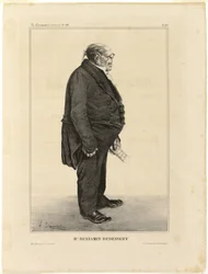 Mr. Benjamin Dudessert, plate 287 from Celebrities of Caricature