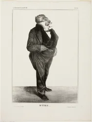 Mr. Étien, Plate 283 from Célébrités de la Caricature