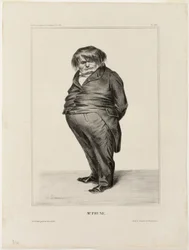 Mr. Prune, plate 288 from Celebrities of Caricature