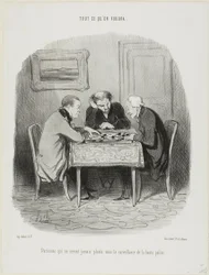 Parisians who will never be placed under surveillance of the secret police, plate 12 from Tout Ce Qu