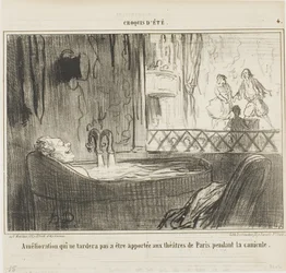 Proposal for Improvement for the Theatres in Paris, Plate 4 from Croquis d