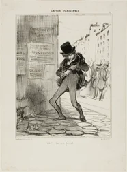 Robbed! Empty-Pocket Street..., plate 13 from Émotions Parisiens