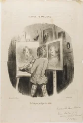 Self-Portrait of a Frenchman, plate 2 from Scenes D