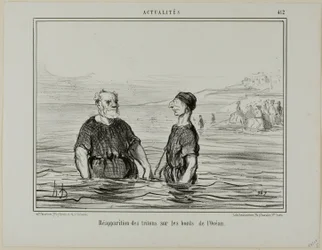 The Reappearance of the Tritons of the Sea, plate 412 from Actualités