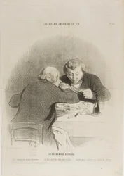 The Return of the Oyster Season, plate 53 from Les Beaux Jours De La Vie
