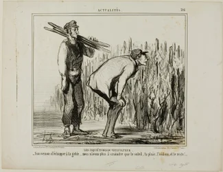 The Worries of a Wine Grower, plate 397 from Actualités