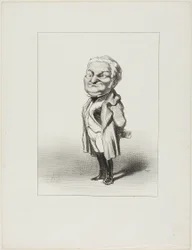 Thiers. Citizen Thiers Tries on the New Tail-Coat, Plate 4 from The Representatives Represented