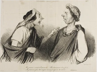 Thy hand cometh to slay Britannicus, thy brother, plate 7 from Tragic-Classical Physiognomies