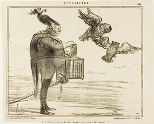 Two Grand Dukes Leaving for Sebastopol, plate 166 from Actualités