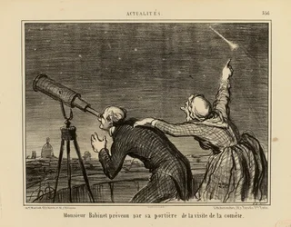 Actualités No. 556: Monsieur Babinet Informed by His Concierge of the Comet