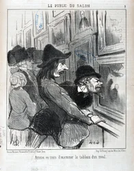 Artwork by Honore Daumier (1808-1879). Charivari Dates from 1852: Series 