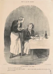 At the Restaurant for 32 Sous