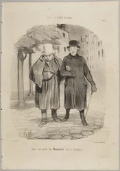 Having been one of the Muscadins under the Directory, number 7 from the series Tout ce qu