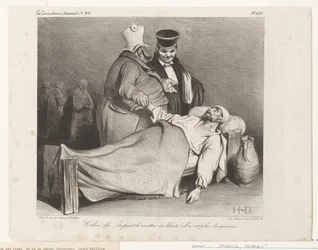That One Can Be Set Free! He Is No Longer Dangerous. From La Caricature