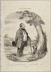 “Yet It Was There That I Engraved My Love Token...,” number 35 from the series Everything One Could Want from Le Charivari