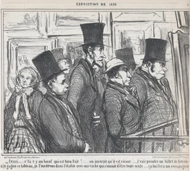 Christi, what a well-built ox!..., from the Exhibition of 1859, published in Le Charivari, May 4, 1859