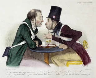 Discussion of bistro between national guards