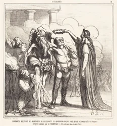 Empedocles Receiving Divine Honors