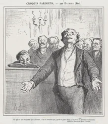 Even more indigestible than a lobster dinner..., from "Parisian Sketches"