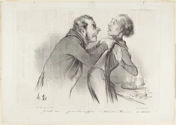 I cheat? Me? ..., number 11 from the series Sketches of Expressions from Le Charivari