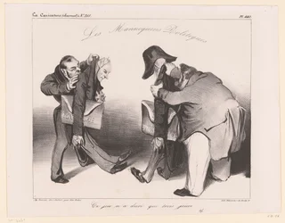 Caricature of the Navy and the Presidency
