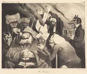 The Temptation, Parody of a Painting by Téniers
