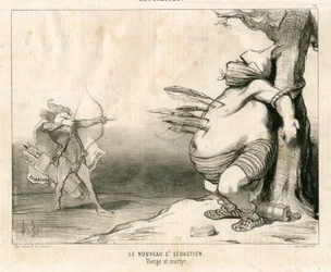 Le Charivari, Satirical in B & W