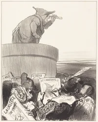 Le Constitutionnel Contemplating the Political Horizon