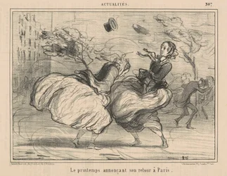 Spring Announcing Its Return to Paris