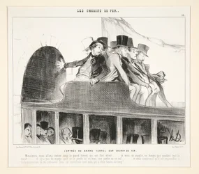 The Entrance to the Great Railway Tunnel, from "Les Chemins de Fer", in Le Charivari, 22 March 1844