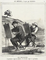 The Landscape Painters. The First Copies Nature...