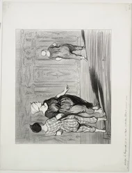 The Bathers, plate 15: It is her again, a pretty fashion, Madame Coquardeau!