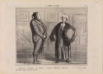Sir, we are leaving your service... (The Comet of 1857, Plate 4)