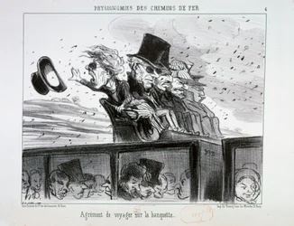 Physiognomies of the Railways No. 6: The Pleasure of Travelling on the Bench Seat.