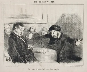 A Committee Listening to the Reading of a Tragedy