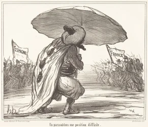 A Parasol in a Difficult Position
