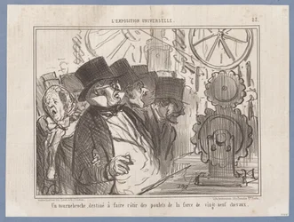 A Spit Turner Intended ... (The Universal Exhibition), from Le Charivari