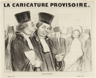 Old Scoundrel!..., number 29 from the series "Types Parisiens" from La Caricature Provisoire