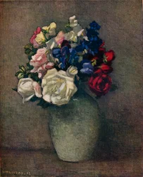 Sweet Peas and Roses, c20th century