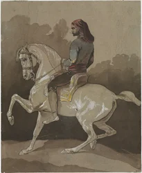 Arab on Horseback