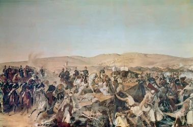 Conquest of Algeria (1830-1847): Capture of the Smalah of Abd el Kader by the Duke of Aumale in Taguin