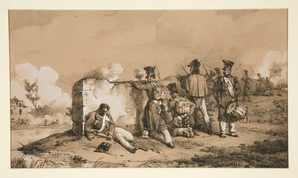 Soldiers in Skirmish Formation