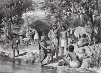 Aryans Settled in India, Open-Air Sacrifice