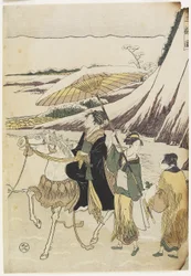 Three Women Travelling through a Ravine, 1794-96