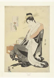 Courtesan Morokoshi from the Echizenya House
