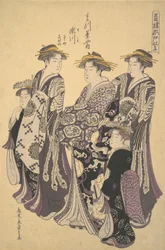 The Oiran Segawa of Matsubaya the House of Pine